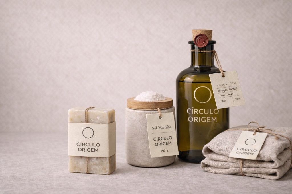 CÍRCULO ORIGEM Edition mit Azeite virgem extra, Salz und Seife